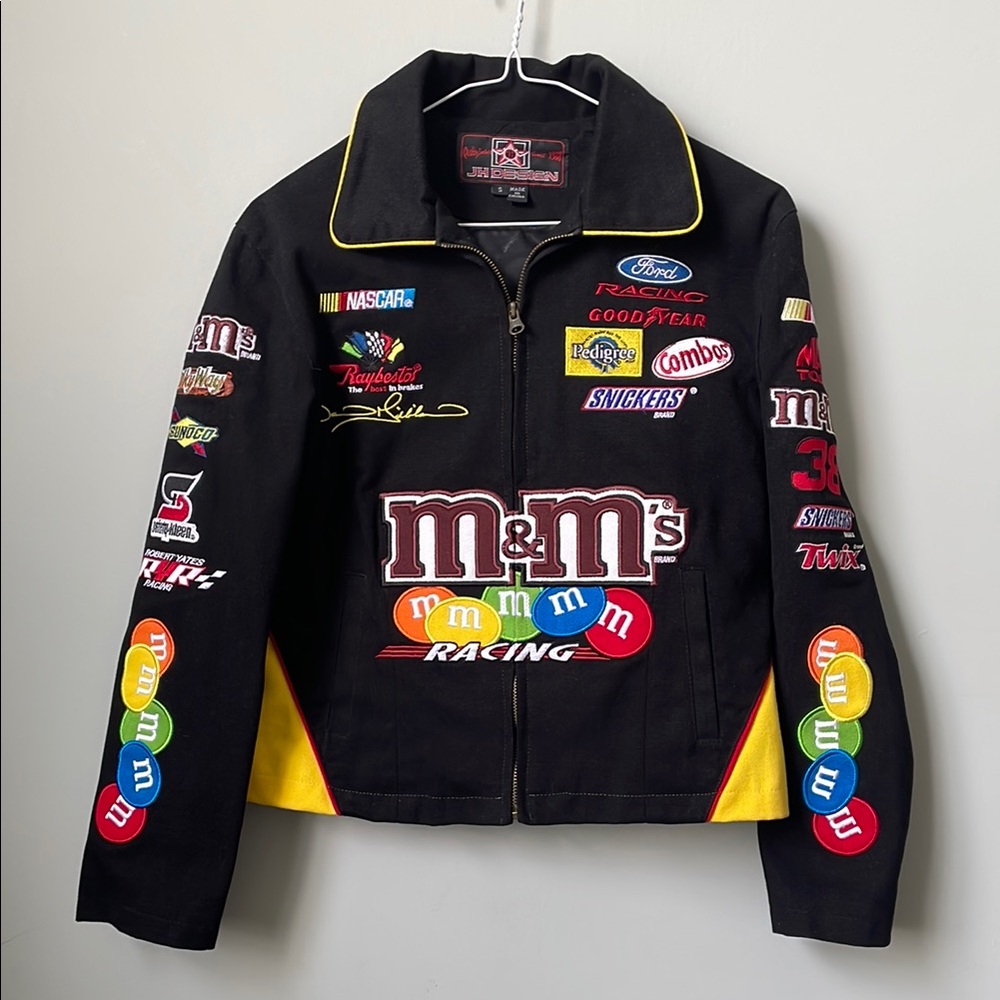 JH Design M&M's Racing Kids Jacket NWOT